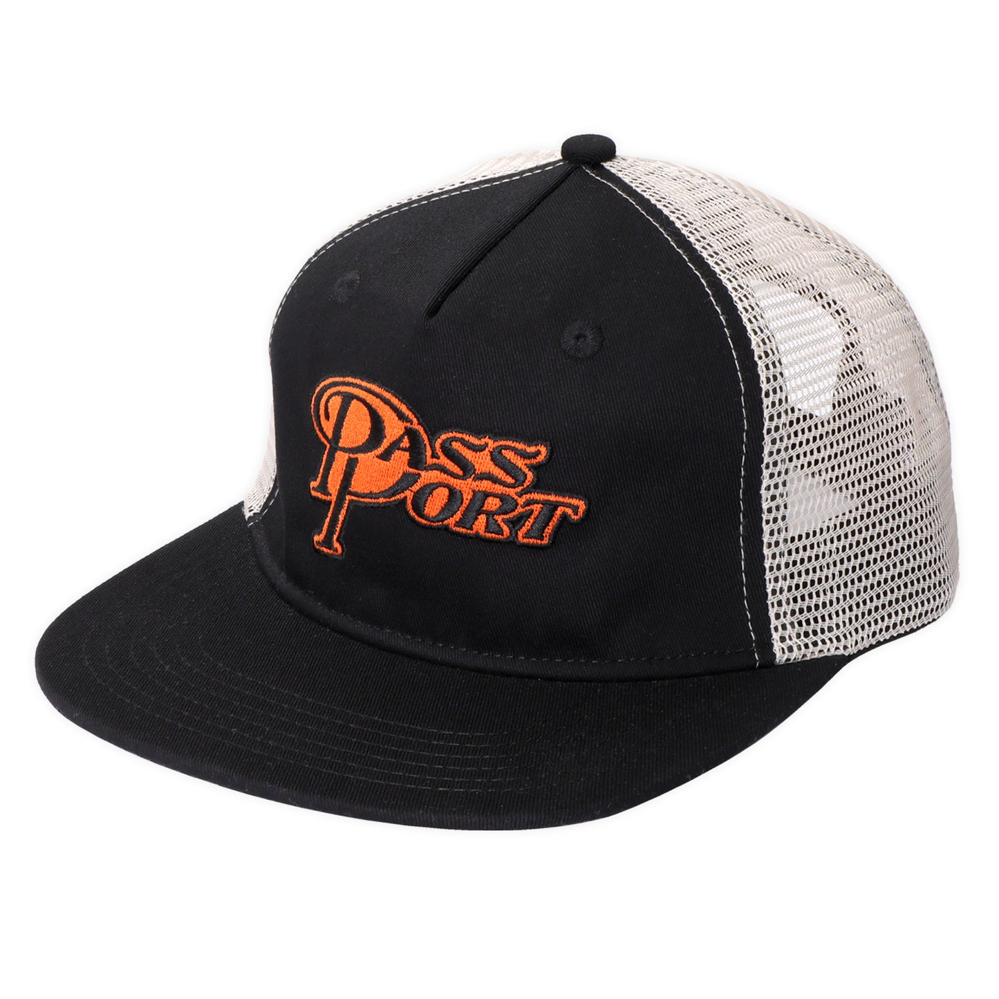 Pass-Port Minimum Output Workers Trucker Hat Black
