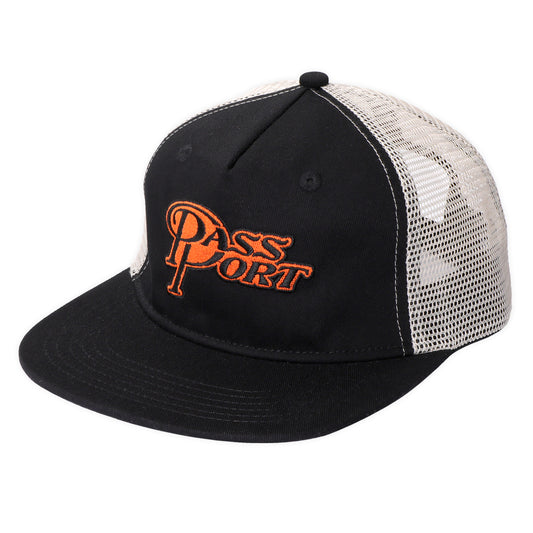 Pass-Port Minimum Output Workers Trucker Hat Black