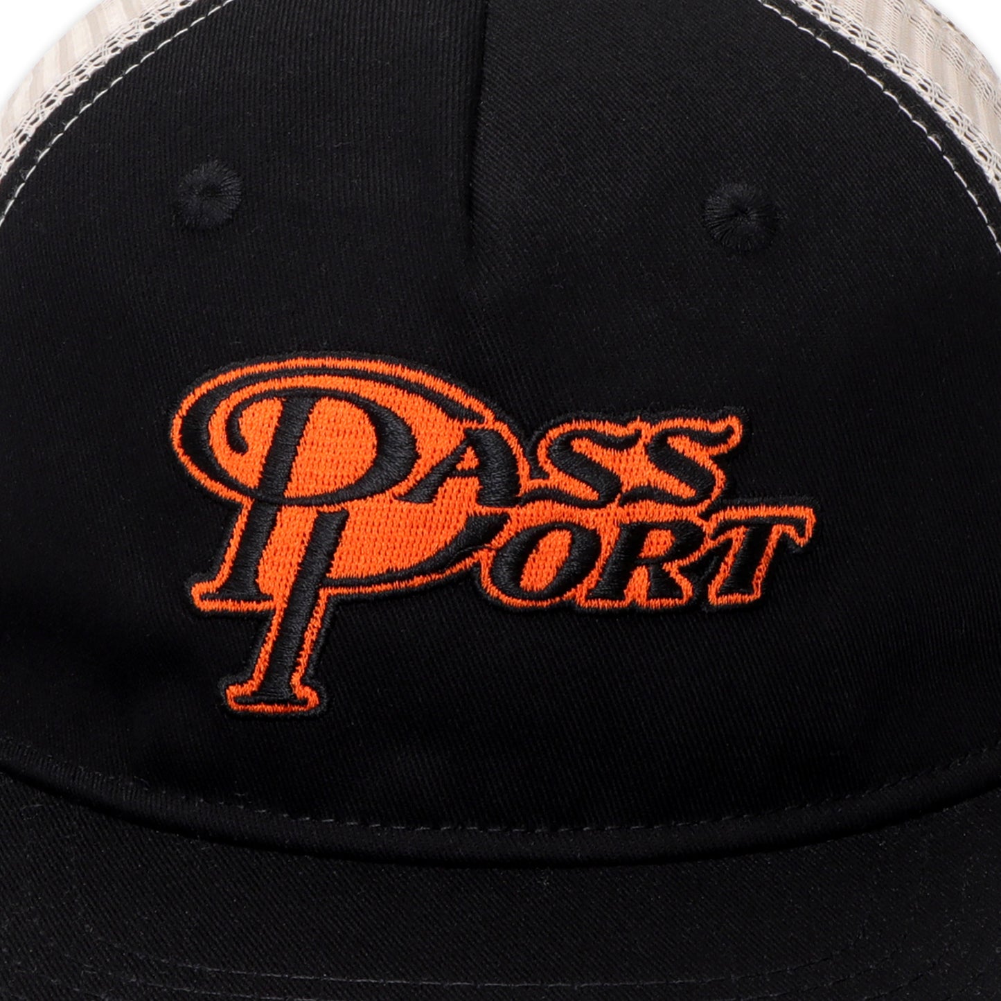 Pass-Port Minimum Output Workers Trucker Hat Black