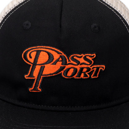 Pass-Port Minimum Output Workers Trucker Hat Black