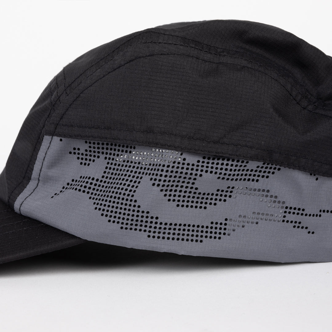 Perforated Tech Cap Black
