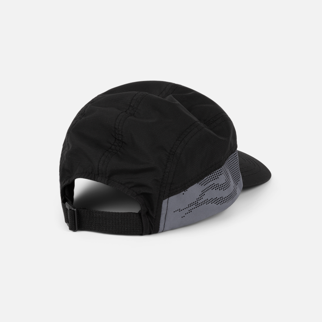 Perforated Tech Cap Black