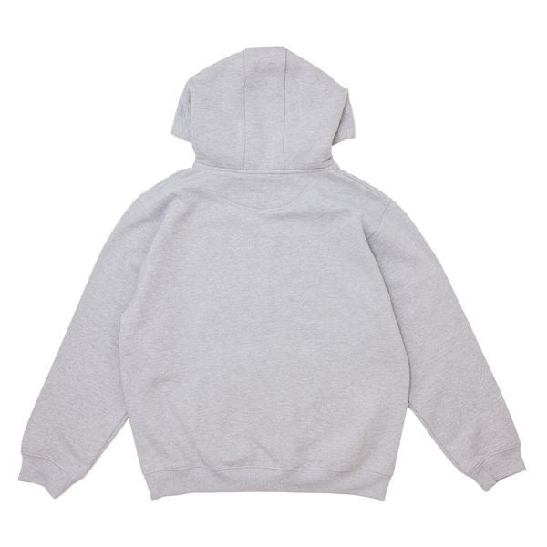 Hoddle Arch Logo Zip Up Hood Grey