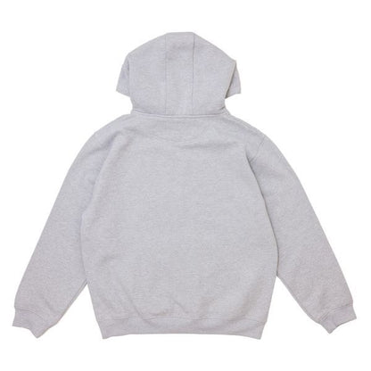 Hoddle Arch Logo Zip Up Hood Grey
