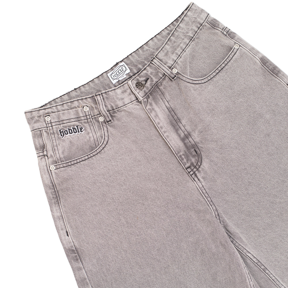 Hoddle Ranger Jean: Light Wash Gray