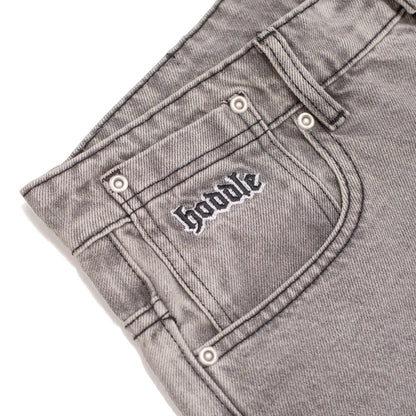 Hoddle Ranger Jean: Light Wash Gray