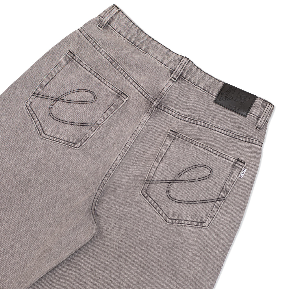 Hoddle Ranger Jean: Light Wash Gray