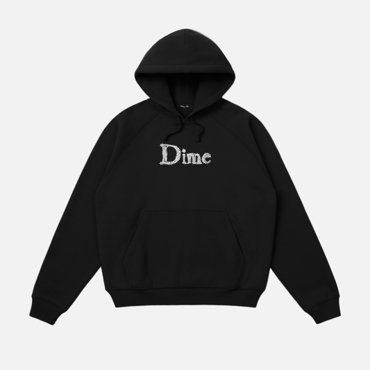 Dime Classic Spiked Hoodie Black