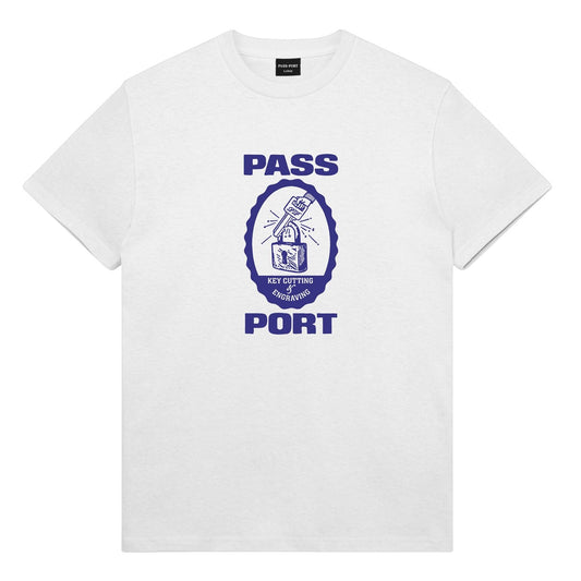 Pass-Port Hercu~locks Tee White