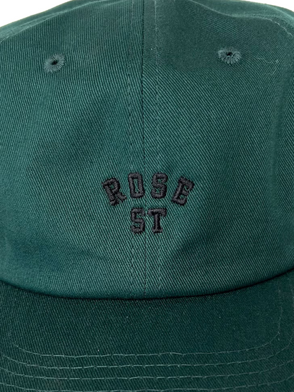 Rose Street Arc Logo Hat Dk Green
