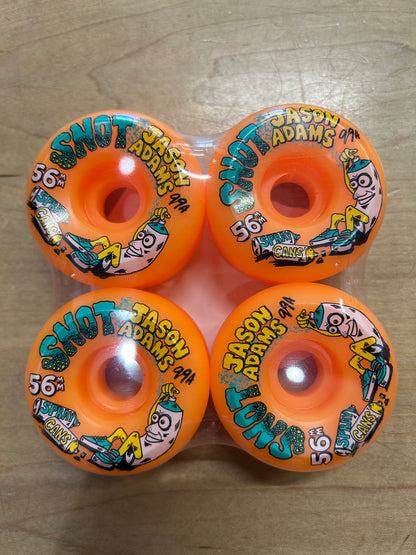Snot Wheels Adams 56MM 99A Orange