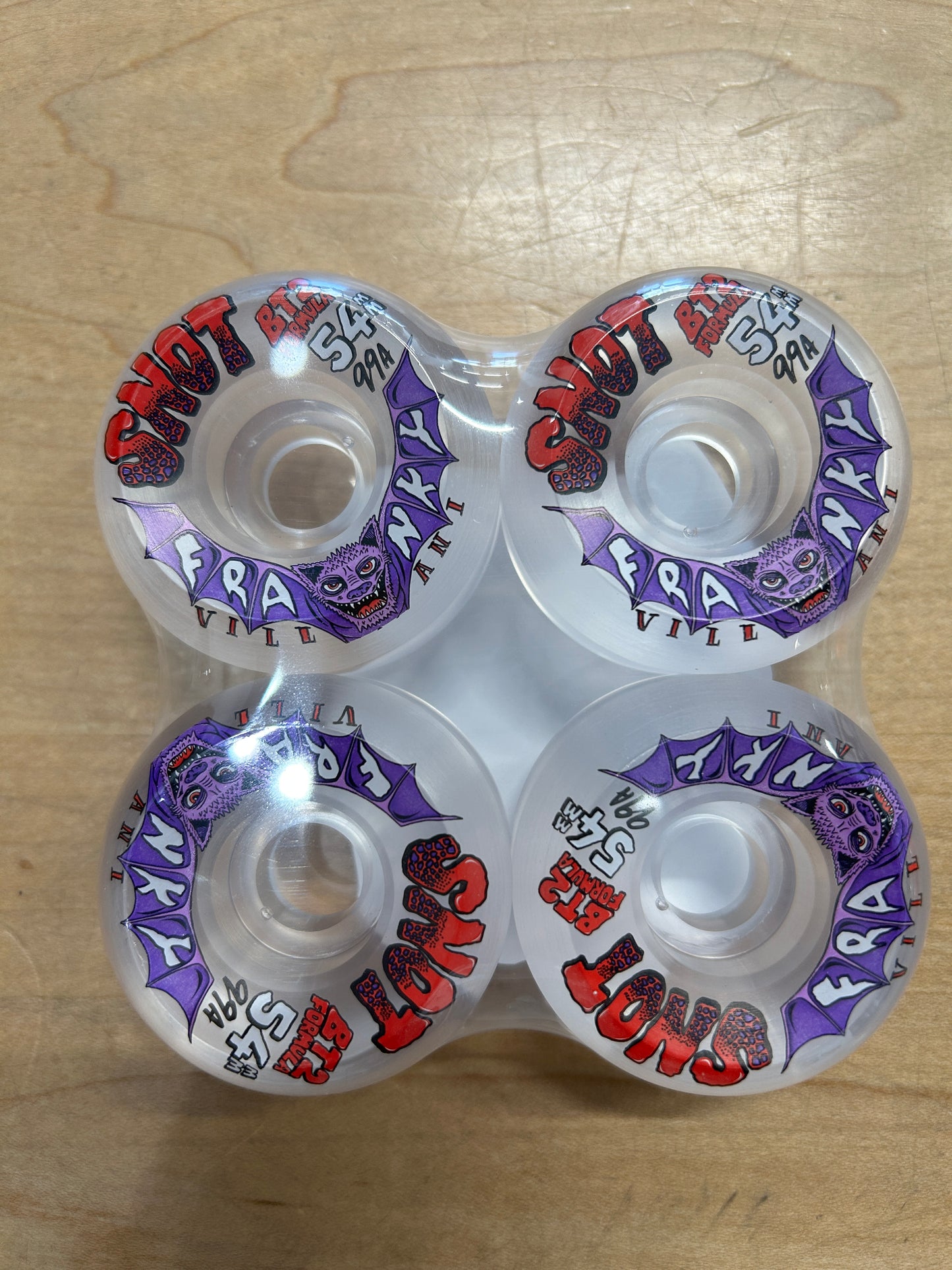 Snot Wheels Franky Villani 54MM/99A Clear