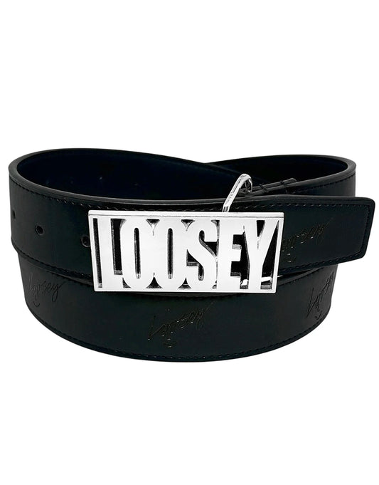 Loosey Bold Buckle Belt Black