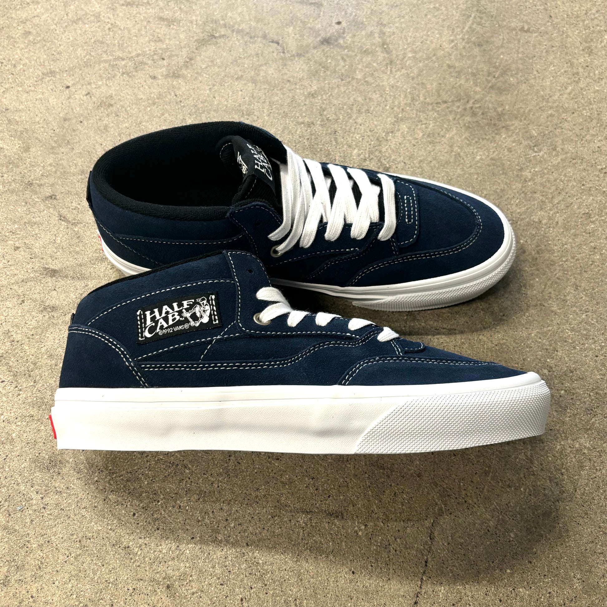 Vans Skate Half Cab 92 VCU- Navy/White | Rose Street Skateshop Vans Skate Half Cab 92 VCU- Navy/White | Rose Street Skateshop