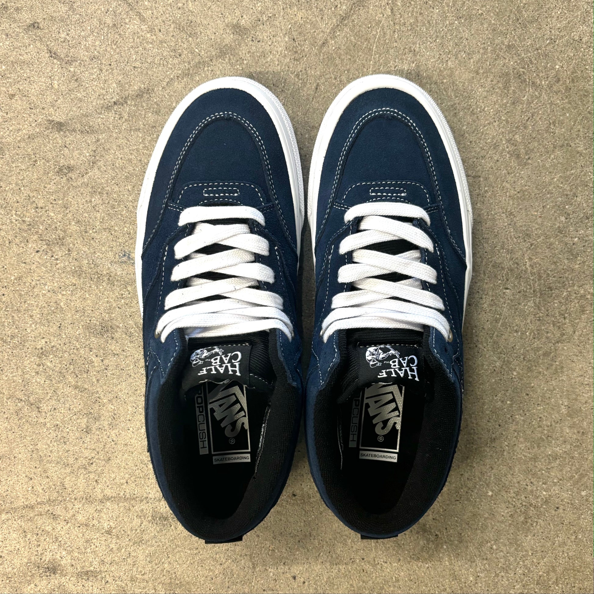 Vans Skate Half Cab 92 VCU- Navy/White | Rose Street Skateshop Vans Skate Half Cab 92 VCU- Navy/White | Rose Street Skateshop