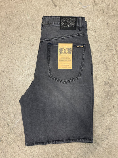 Volcom Billow Denim Shorts Concrete