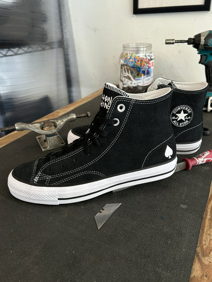 Converse CTAS Pro Hi Suede Milton: Black/White/Black