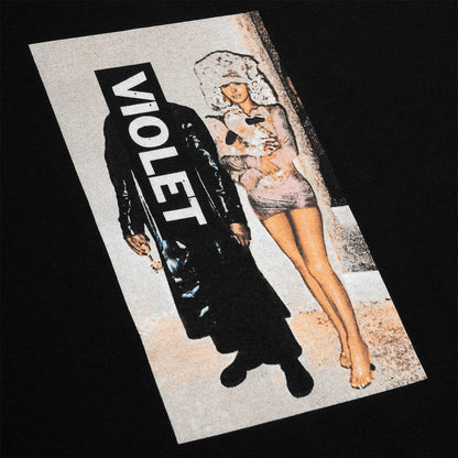 Violet It's A Girls World Tee Black