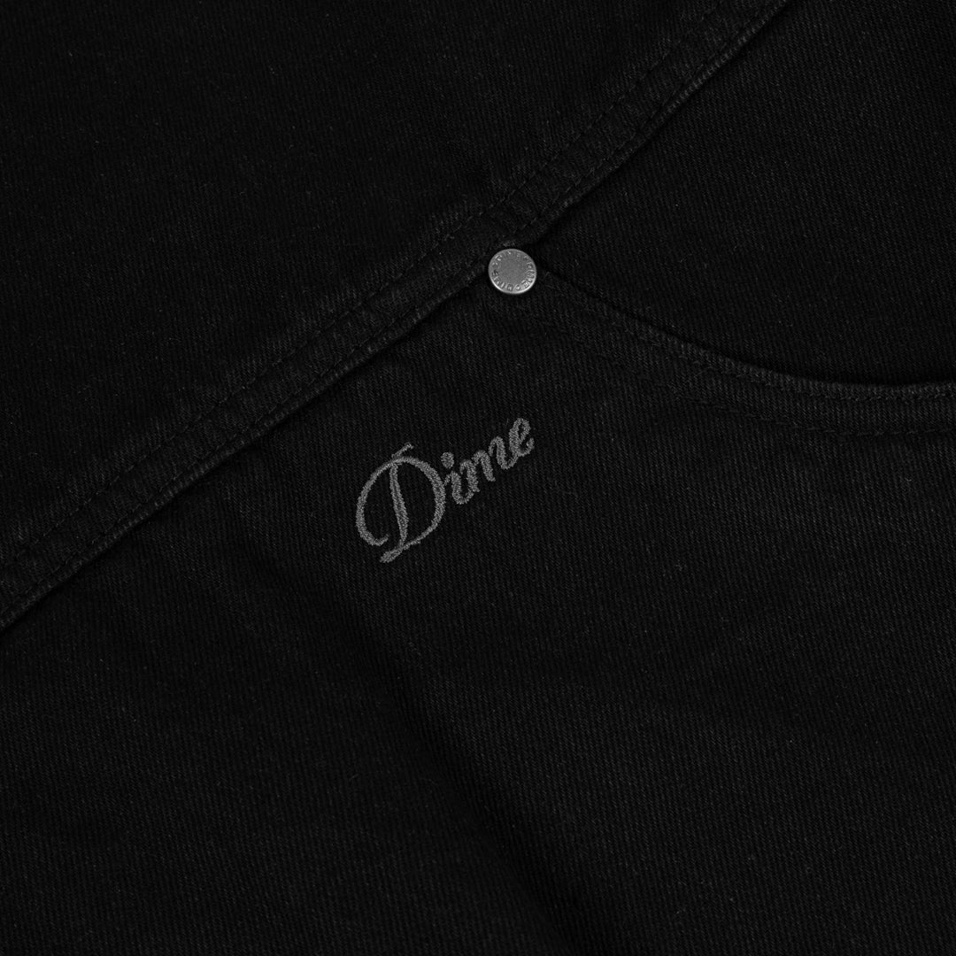 Dime Hooded Denim Jacket Black