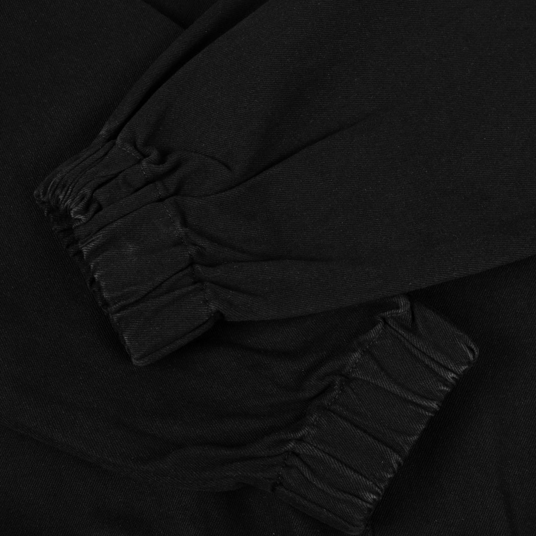 Dime Hooded Denim Jacket Black