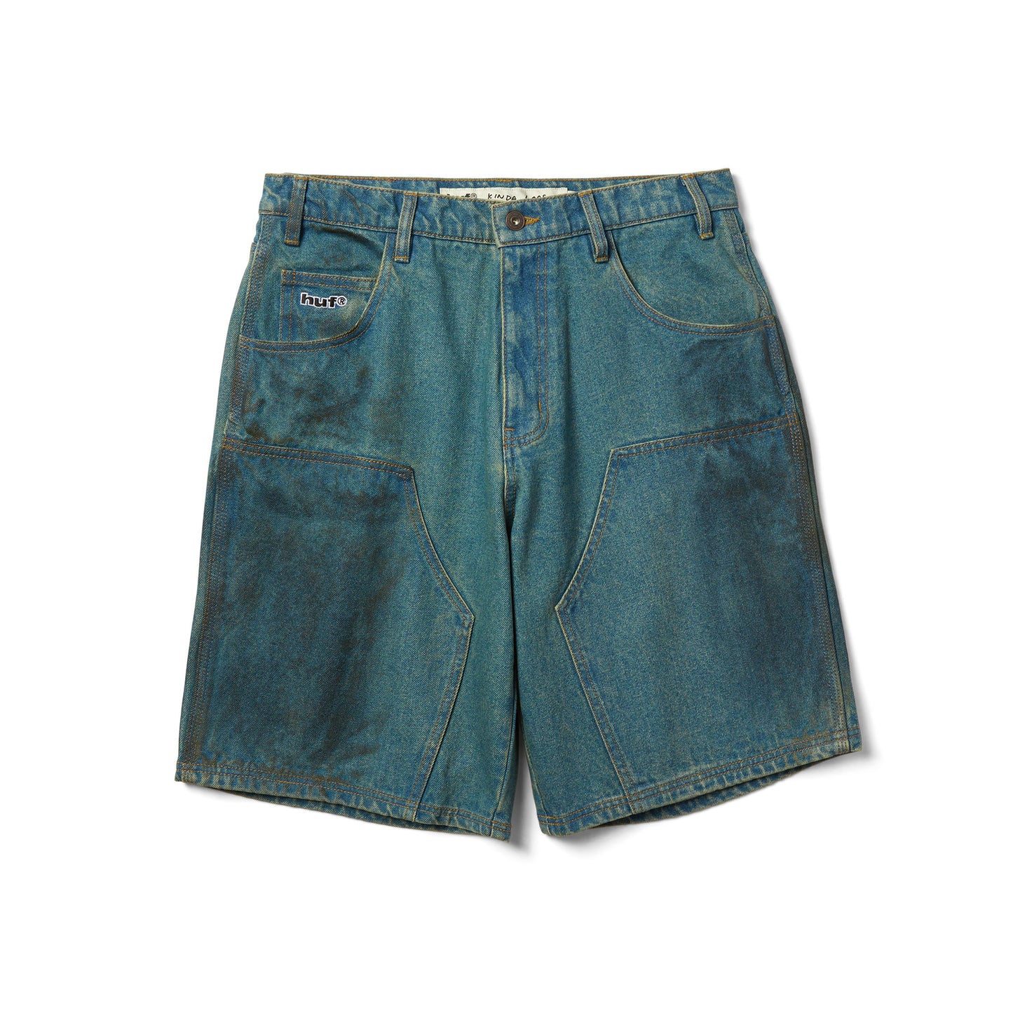 Huf Kinda Loose Double Knee Short Light Indigo