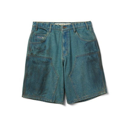Huf Kinda Loose Double Knee Short Light Indigo