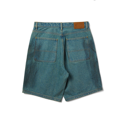 Huf Kinda Loose Double Knee Short Light Indigo