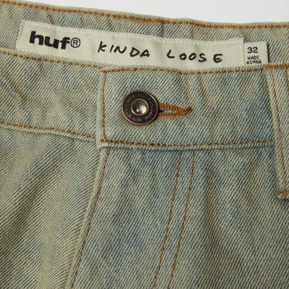 Huf Kinda Loose Double Knee Short Light Indigo