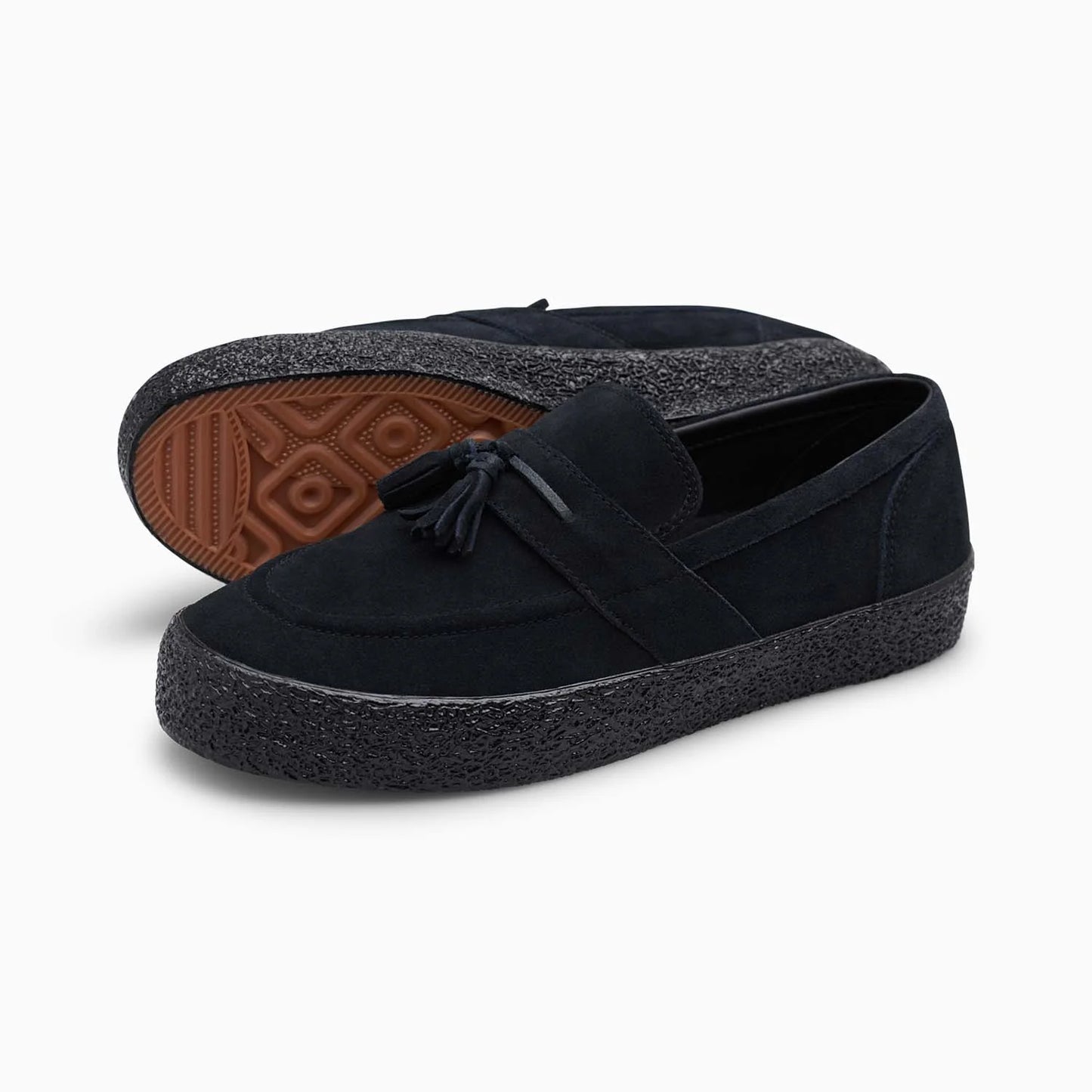 Last Resort VM005 Loafer Suede: Black/Black/Black Stitch