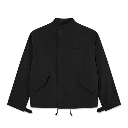 Last Resort Cropped Parka Black