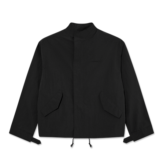 Last Resort Cropped Parka Black