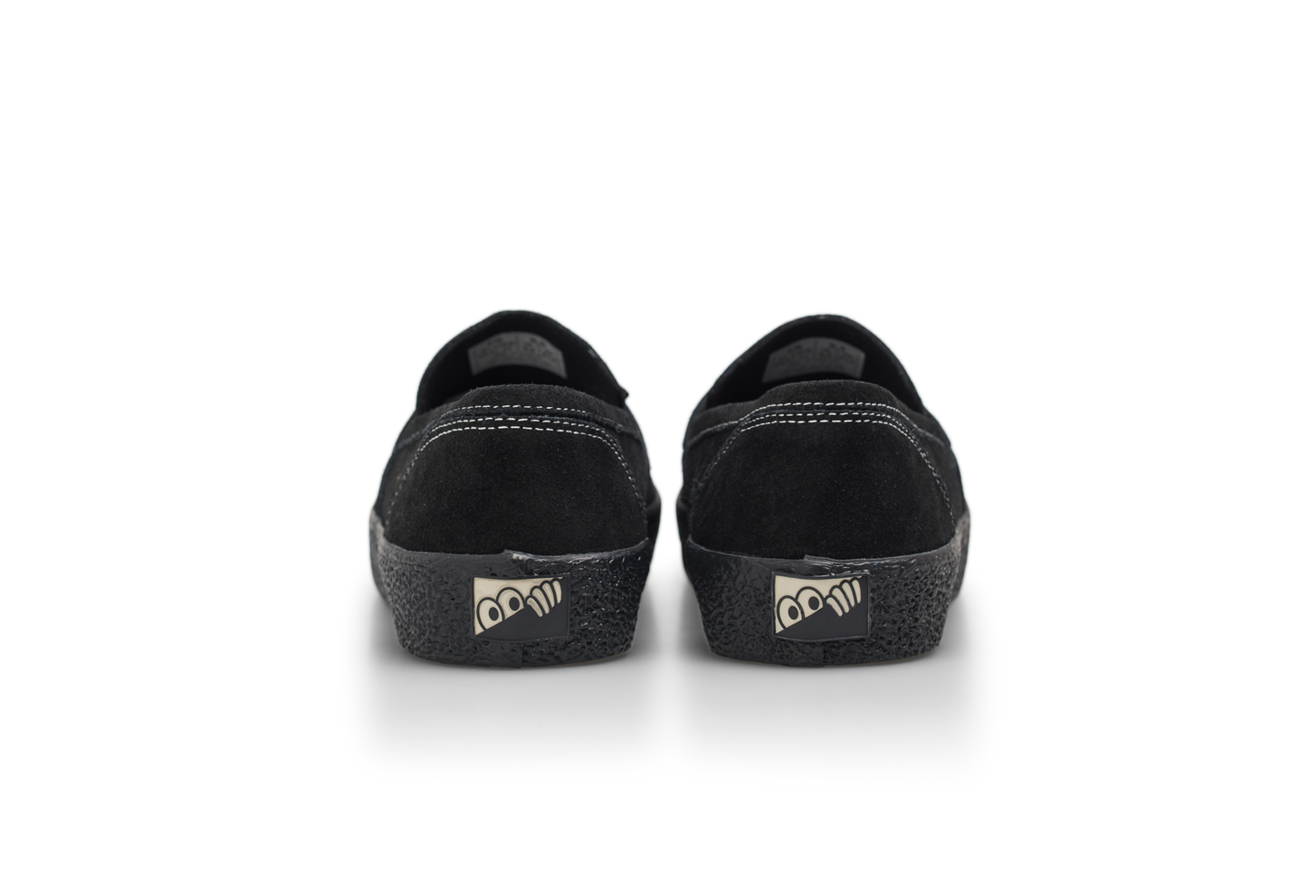 Last Resort VM005 Loafer: Black/Black/White Stitch