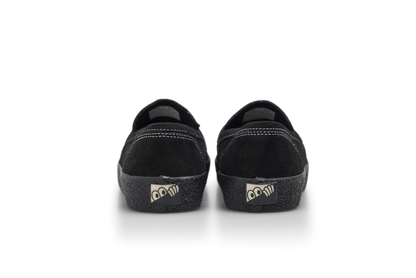 Last Resort VM005 Loafer: Black/Black/White Stitch