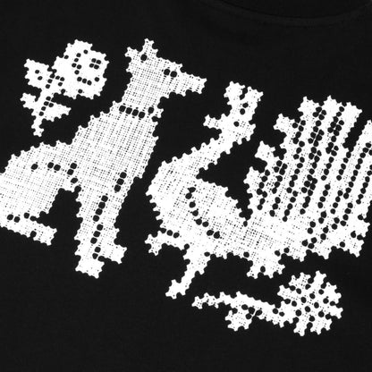 Pass-Port Needlework Tee Black