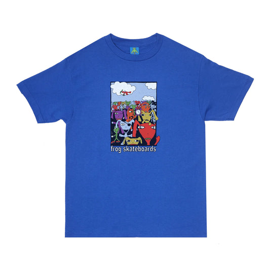 Frog Party Monster Tee Royal Blue