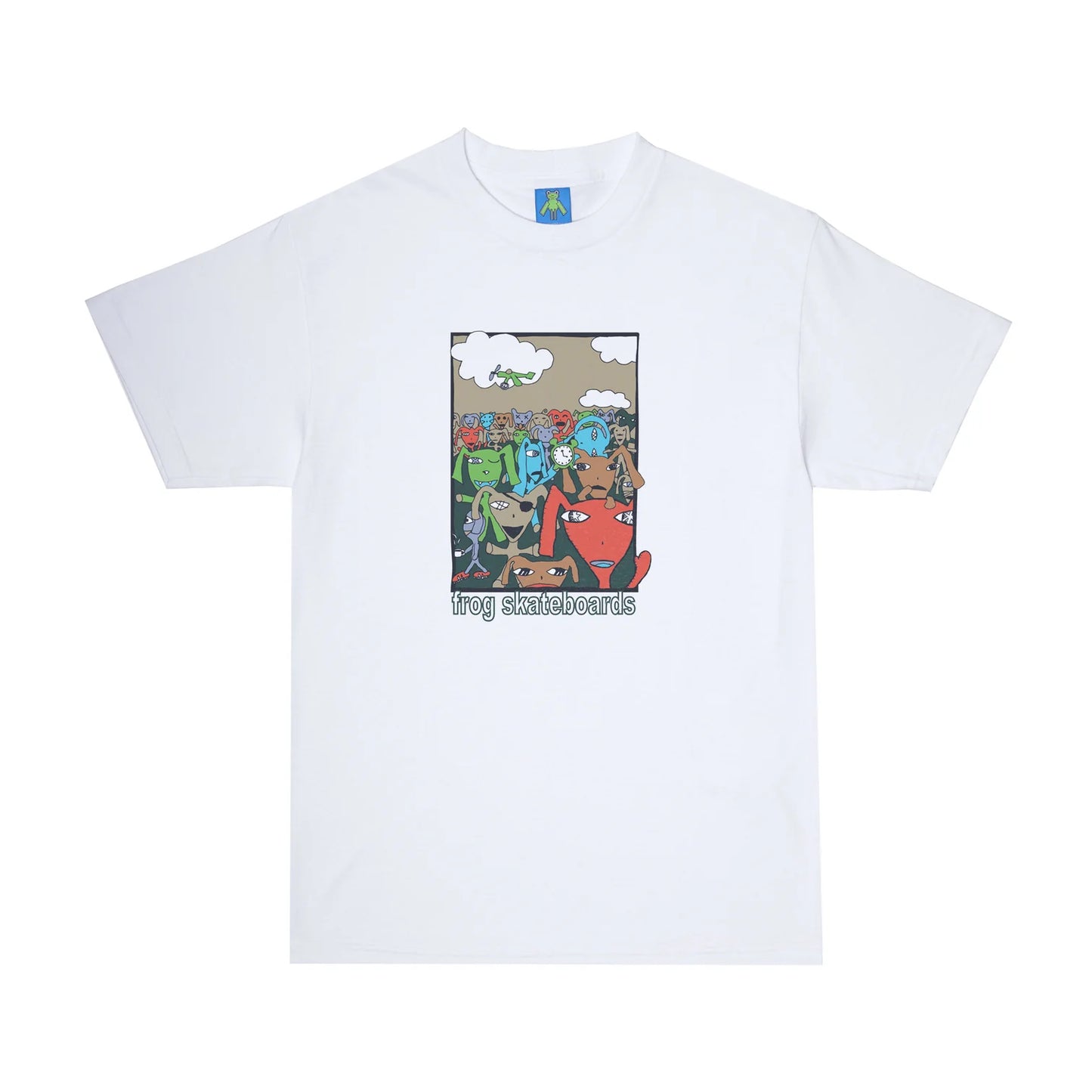 Frog Party Monster Tee White