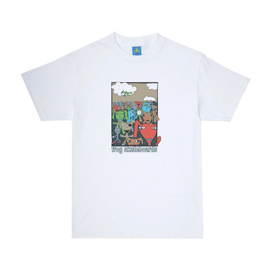 Frog Party Monster Tee White