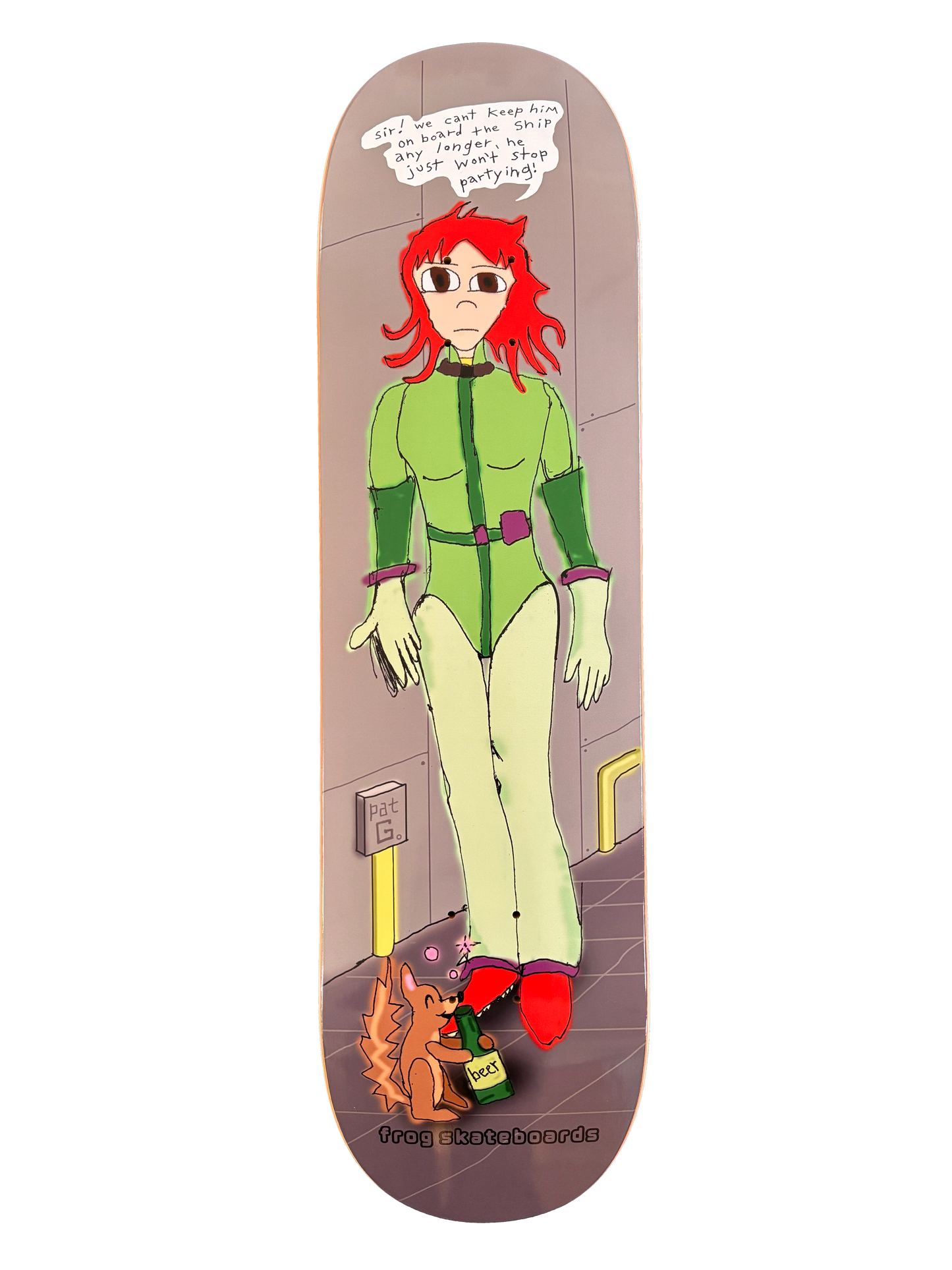 Frog Party Squirrel (Pat G) Deck: Assorted Sizes