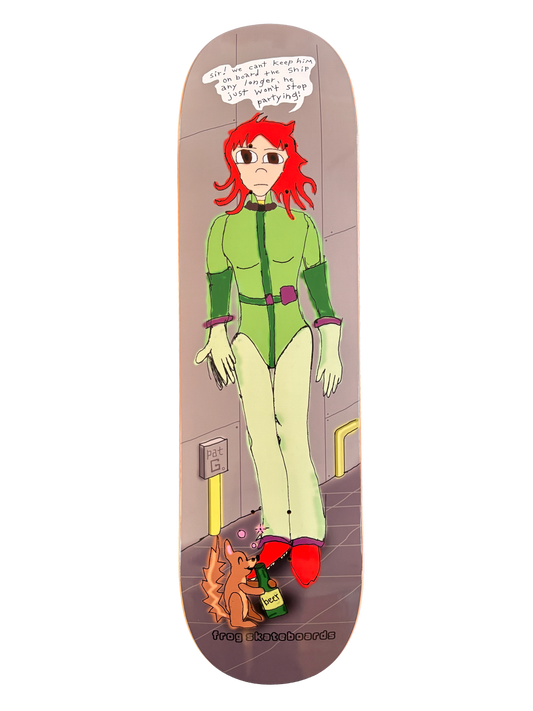 Frog Party Squirrel (Pat G) Deck: Assorted Sizes