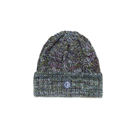 Polar Braid Beanie: Green