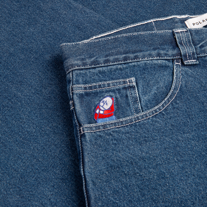 Polar Big Boy Pants: Blue Wash NC