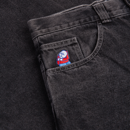 Polar Big Boy Pants: Silver Black OG