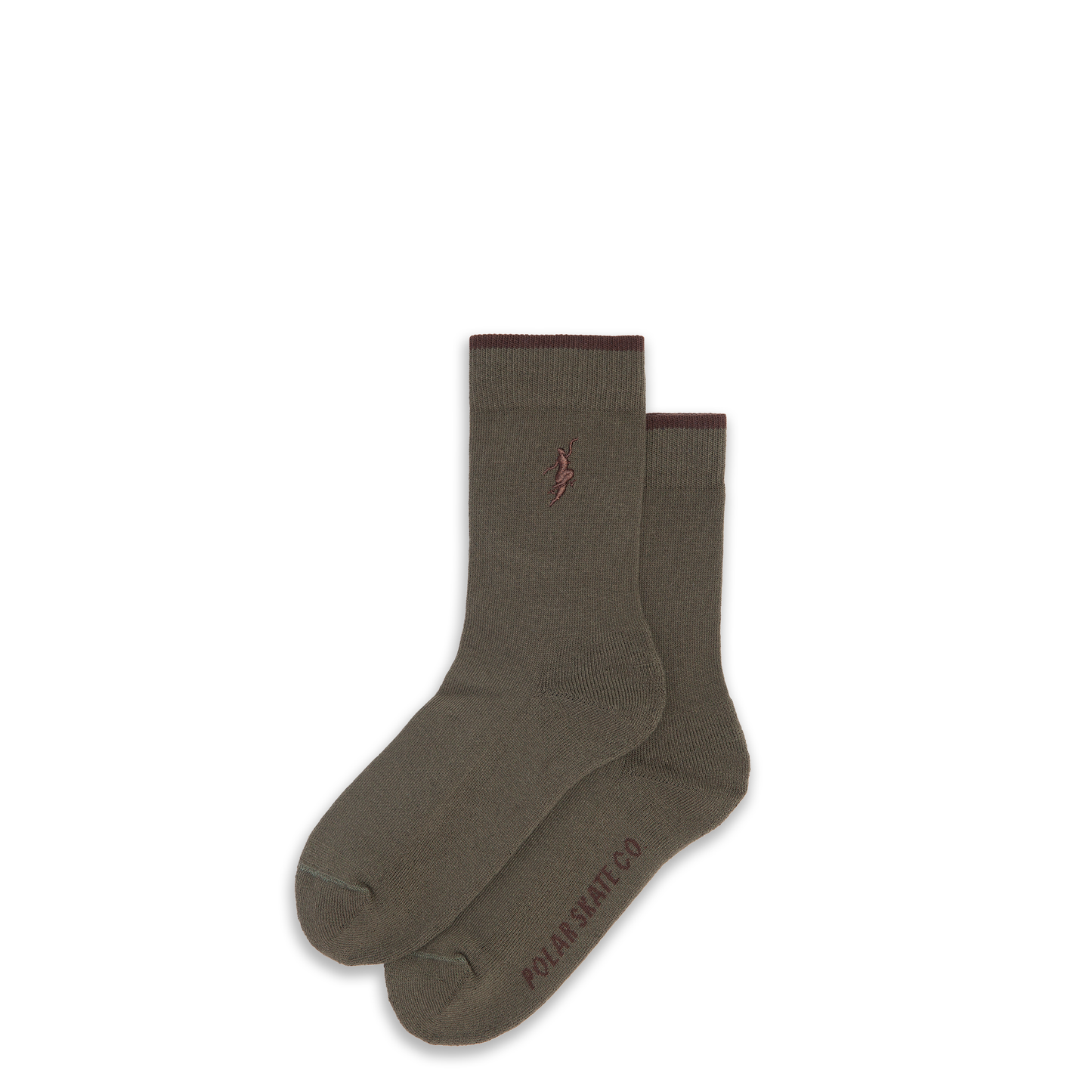 Polar Business Socks No Complies Forever: Army Green/Brown