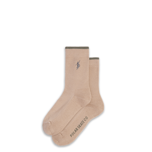 Polar Business Socks No Complies Forever: Beige/Olive