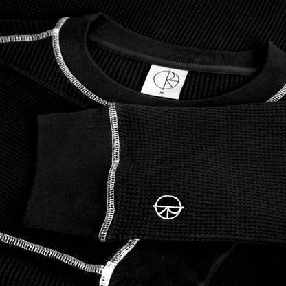 Polar Dylan LS Thermal Tee: Black/White