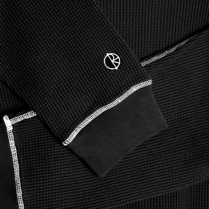 Polar Dylan LS Thermal Tee: Black/White