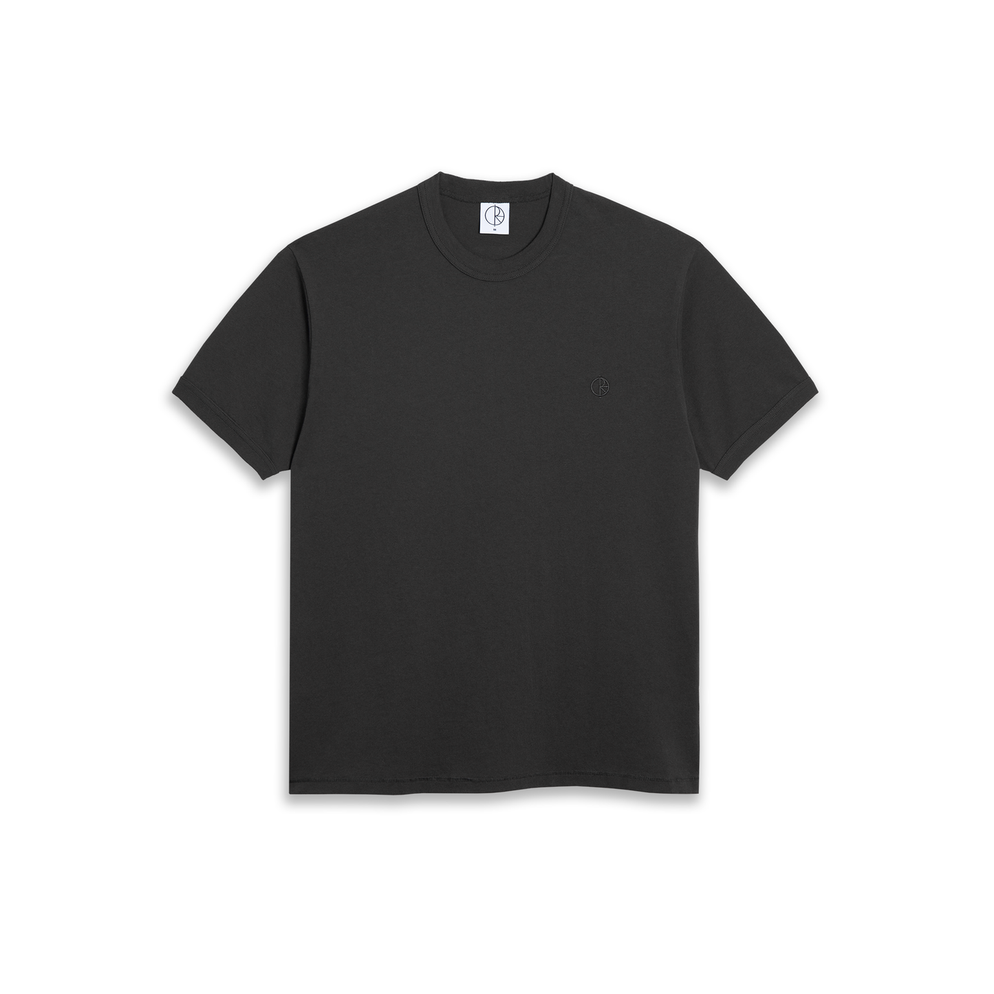 Polar Ringer Tee: Dirty Black