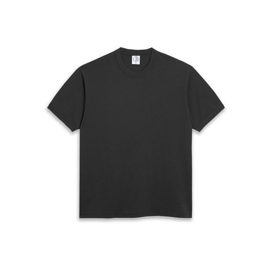 Polar Ringer Tee: Dirty Black