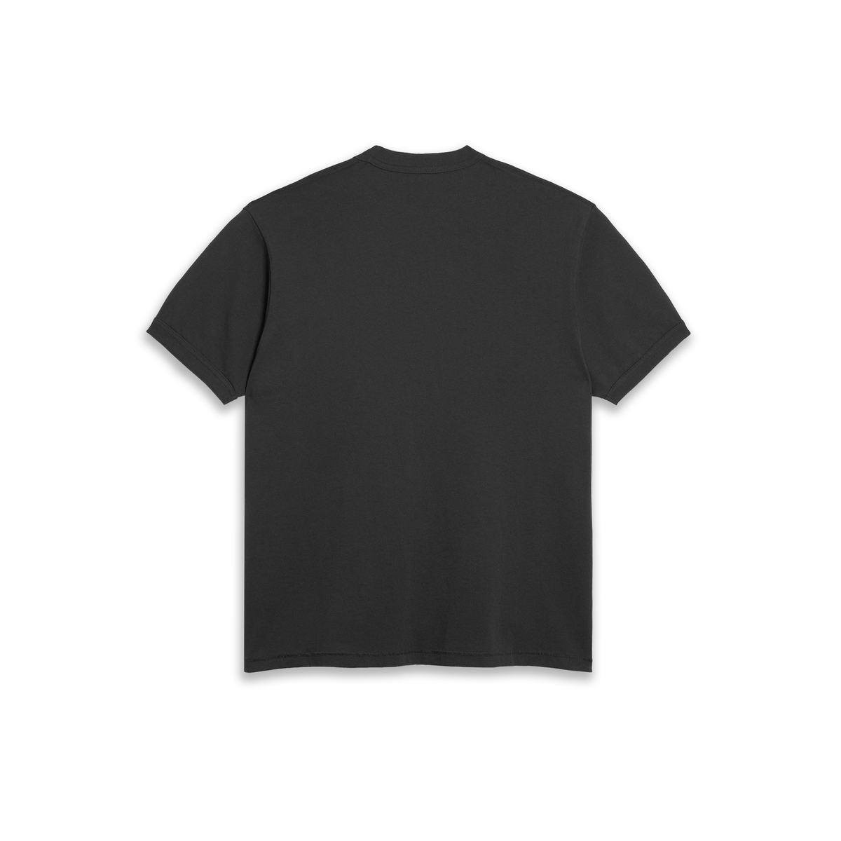 Polar Ringer Tee: Dirty Black