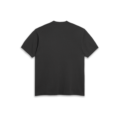 Polar Ringer Tee: Dirty Black